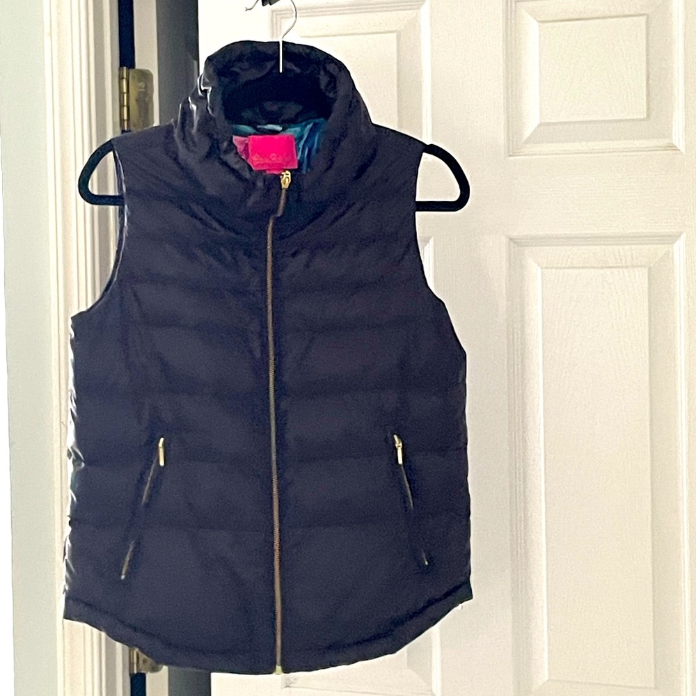 New Lily Pulitzer Black Vest